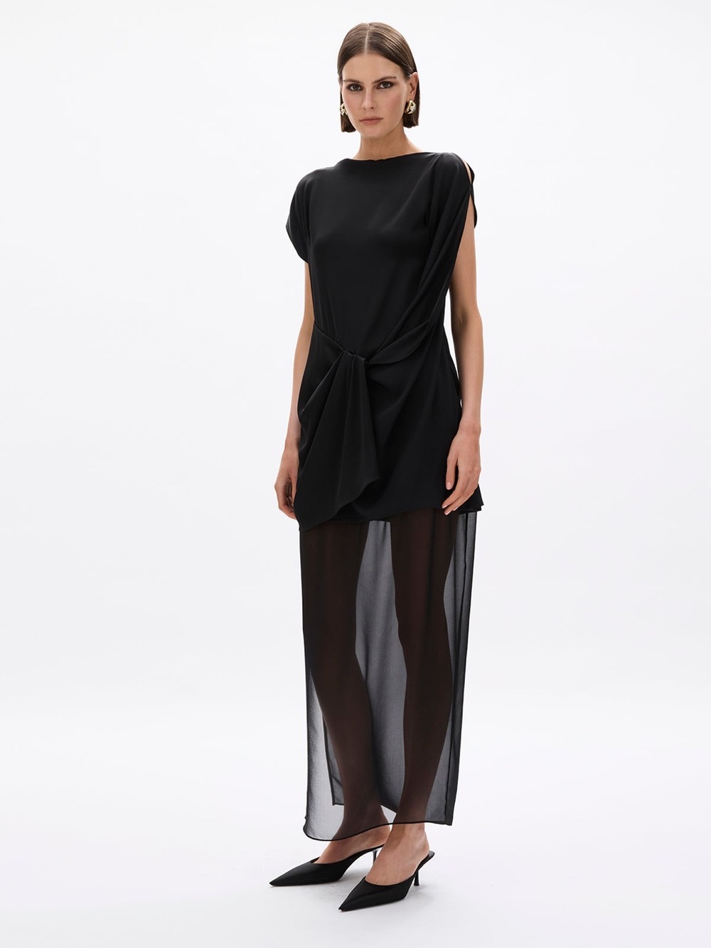 NWOT Rachel Gilbert Sarai Dress Black Size US4